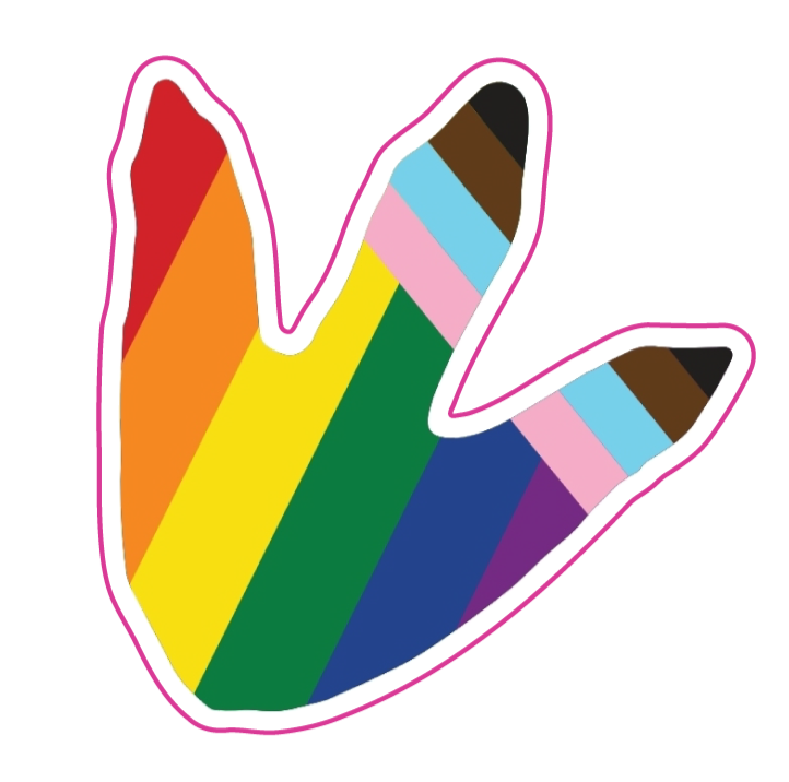 2" Progress Flag Dino Footprint